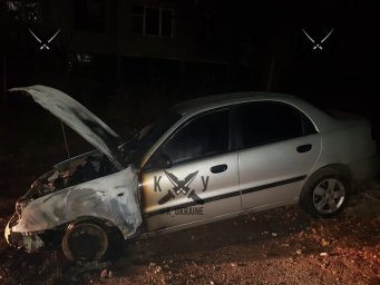 ​В Харькове сожгли два Mercedes S-Class и Ланос