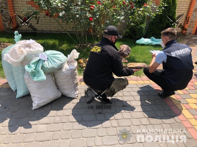 На Ровенщине изъяли уникальный янтарь на $1,2 млн