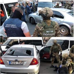 Подробности жесткого задержания на Крещатике в Киеве