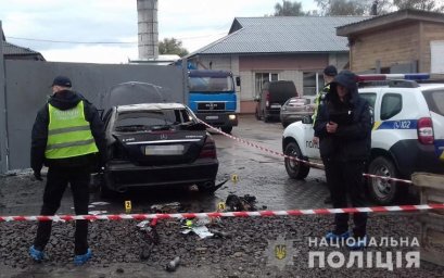 Во Львовской области подожгли авто одного из кандидатов Во Львовской области подожгли авто одного из кандидатов