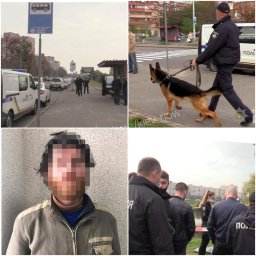 В Киеве мужчина задушил знакомую и оставил ее тело на остановке