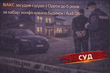 ВАКС засудив суддю з Одеси до 6 років за хабар: конфісковано будинок і Audi Q8