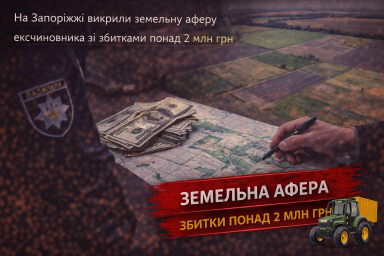 На Запоріжжі викрили земельну аферу ексчиновника зі збитками понад 2 млн грн