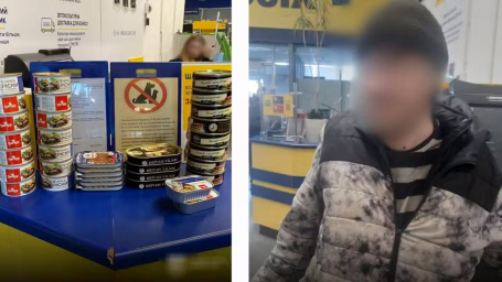 У Кривому Розі чоловік намагався вкрасти консерви на 6 тисяч гривень