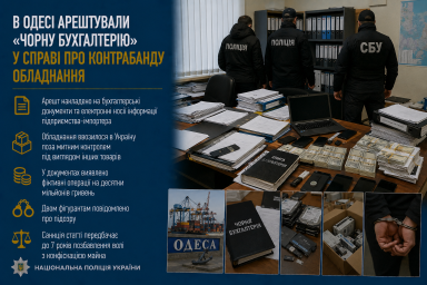 В Одесі арештували «чорну бухгалтерію» у справі про контрабанду обладнання В Одесі арештували «чорну бухгалтерію» у справі про контрабанду обладнання