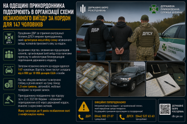 На Одещині прикордонника підозрюють в організації схеми незаконного виїзду за кордон для 147 чоловіків