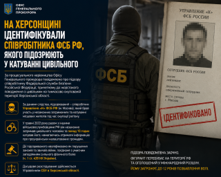На Херсонщині ідентифікували співробітника ФСБ РФ, якого підозрюють у катуванні цивільного