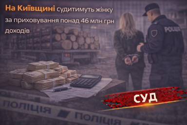 На Київщині судитимуть жінку за приховування понад 46 млн грн доходів