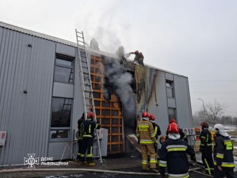 У Львові горів модульний центр для жінок-переселенок з дітьми