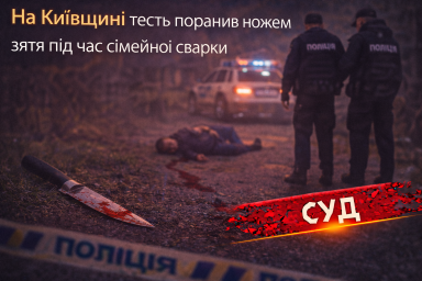 На Київщині тесть поранив ножем зятя під час сімейної сварки
