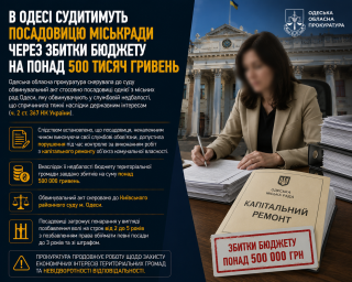 В Одесі судитимуть посадовицю міськради через збитки бюджету на понад 500 тисяч гривень