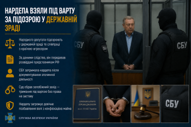 Нардепа взяли під варту за підозрою у державній зраді
