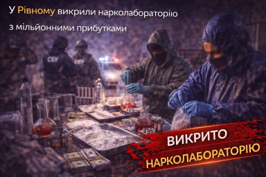 У Рівному викрили нарколабораторію з мільйонними прибутками