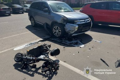 У Черкасах водій збив електросамокатиста: постраждалого госпіталізували