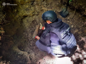На Тернопільщині виявили 77 артснарядів часів Другої світової війни