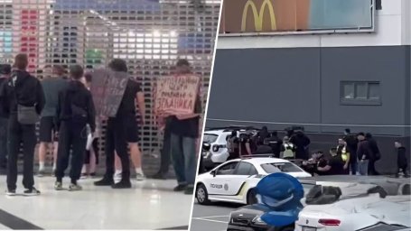 У ТРЦ Lavina Mall у Києві молодики влаштували бійку з поліцією та намагались штурмувати магазин