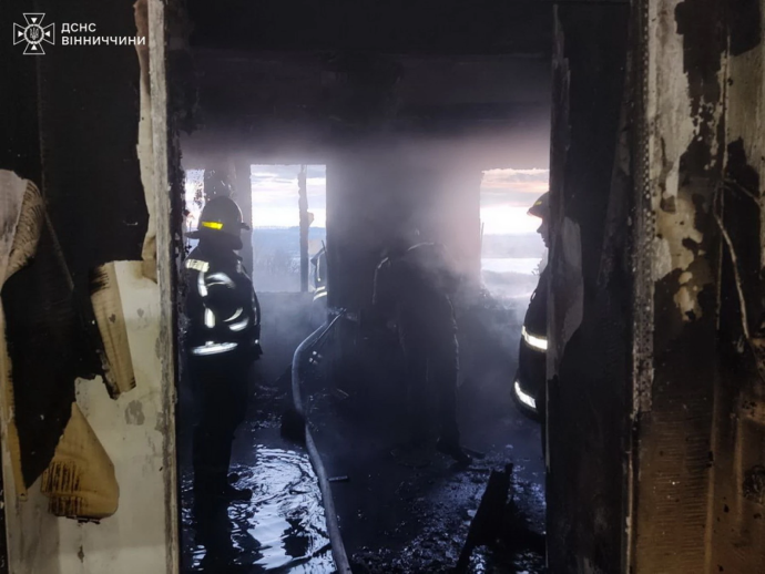 У Барі під час пожежі врятували чоловіка