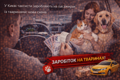 У Києві таксисти заробляють на пасажирах із тваринами: нова схема У Києві таксисти заробляють на пасажирах із тваринами: нова схема