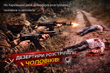На Харківщині двоє дезертирів розстріляли чоловіків із автомата