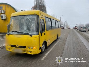 В Обухові автобус насмерть збив пішохода