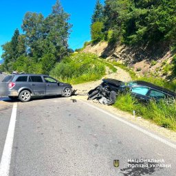 На Верховинщині внаслідок ДТП постраждали двоє водіїв та 8-річна дитина