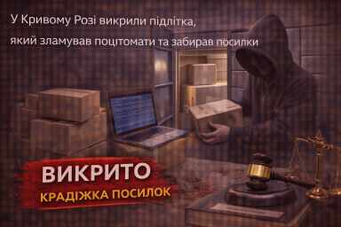 У Кривому Розі викрили підлітка, який зламував поштомати та забирав посилки