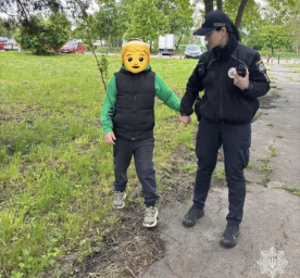 У Рівному патрульні знайшли зниклого 7-річного хлопчика за 10 хвилин
